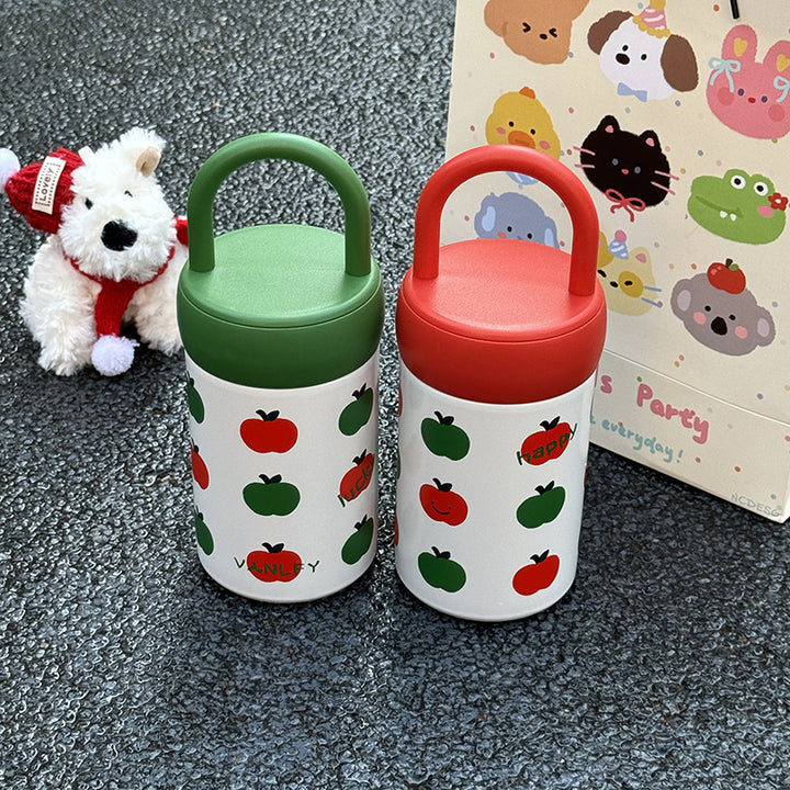 Ladies' insulated drinking container with cheerful apple motif Stornfield