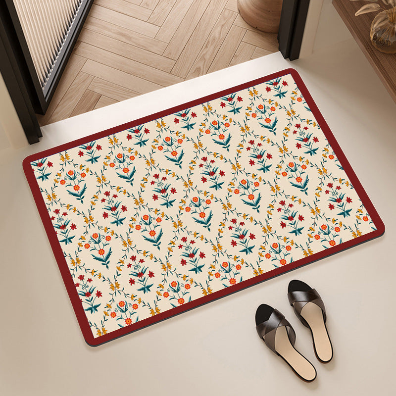 Geometric Pattern Decorative Floor Mat Stornfield