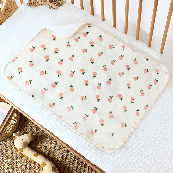 Ladies changing pad with cheerful floral pattern Stornfield