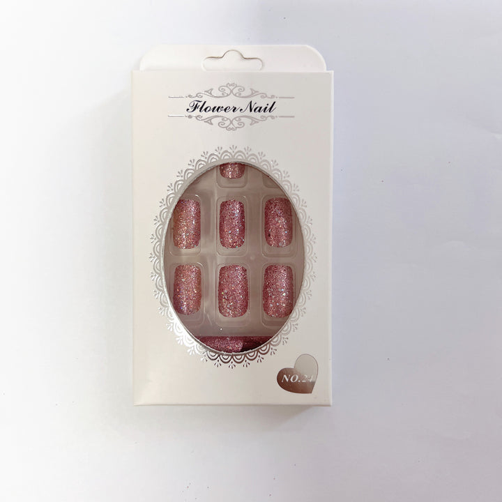 Glamorous Glitter Artificial Nails Stornfield