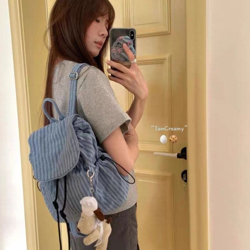 Striped Casual Mini Backpack Stornfield