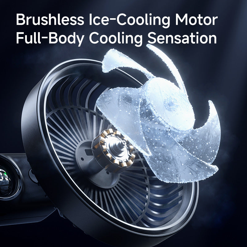 Unisex Dual-Head Rotating Clip-On Fan Stornfield