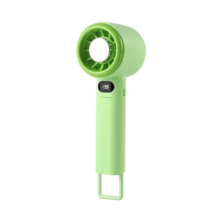 Unisex Portable Hand Fan with Digital Speed Display and Ergonomic Design Stornfield