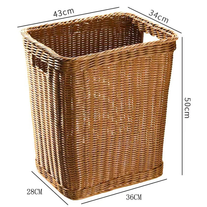 Rustic Woven Laundry Hamper Stornfield