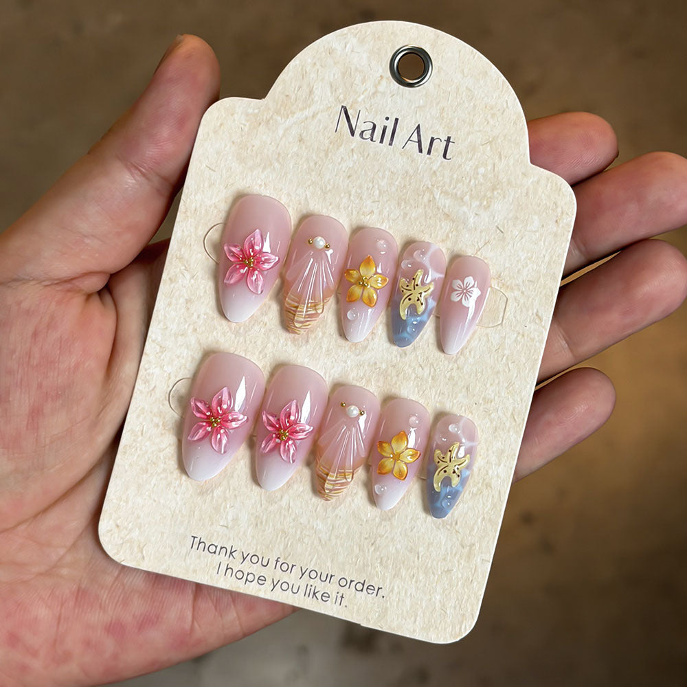 Decorative Artisan Press-On Nails Stornfield