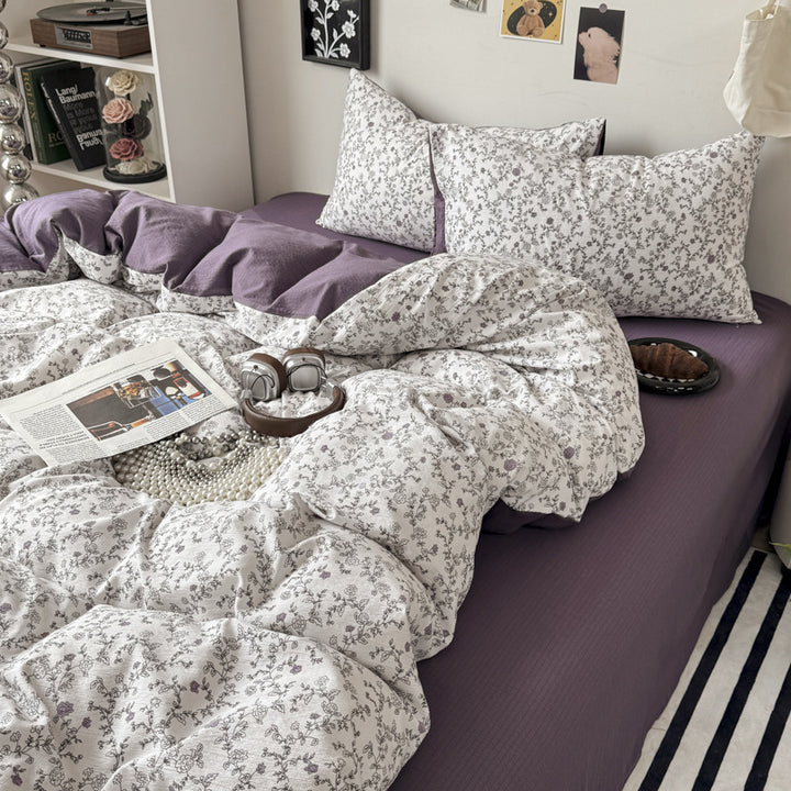 Floral Patterned Duvet Cover Set