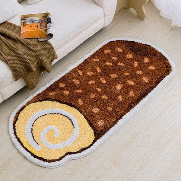 Elephant Theme Plush Rug
