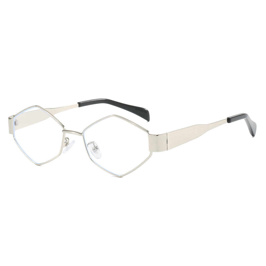 Women's modern geometric sunglasses with high-quality metal frame Stornfield
