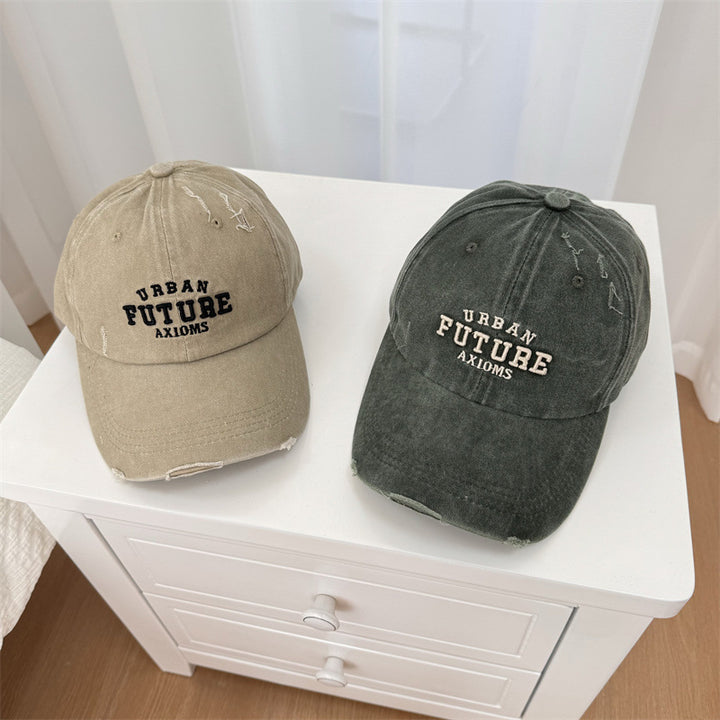Men's Distressed Cotton Adjustable Baseball Cap Stornfield