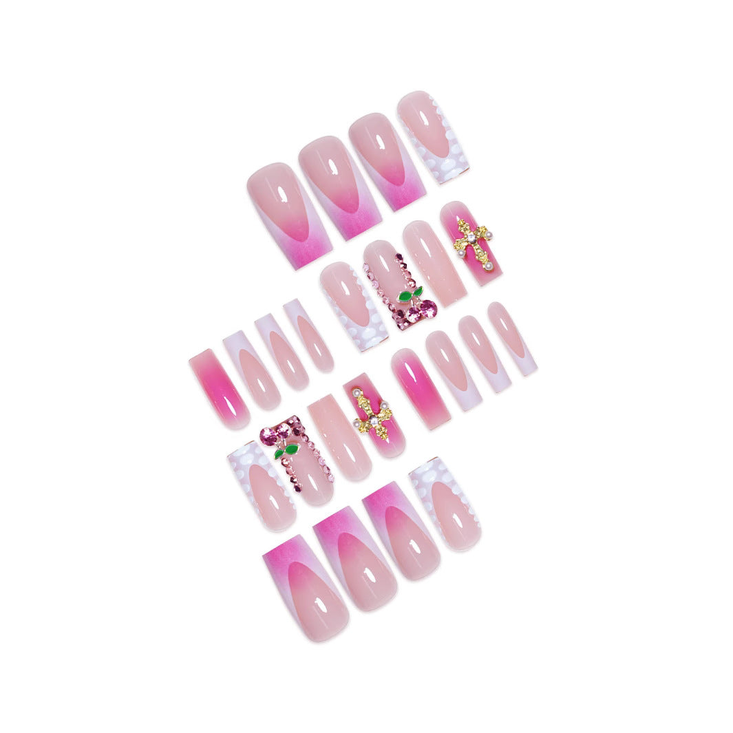 Glamorous Rhinestone-Embellished Nail Art Extensions Stornfield
