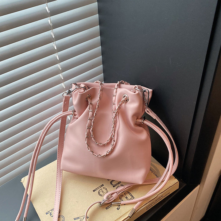 WoChic Slouchy Leather Bucket Bag Stornfield