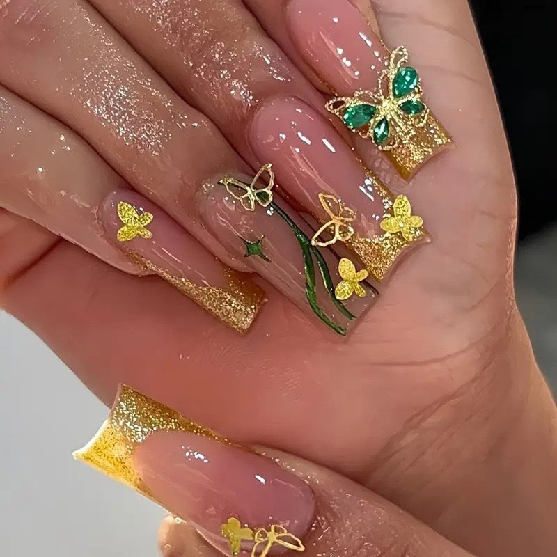 Decorative 3D Butterfly Nail Art Extensions Stornfield