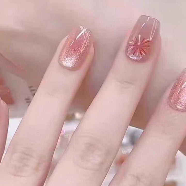 Premium Glitter Press-On Nail Set Stornfield
