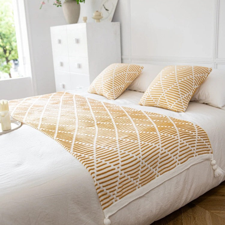 Decorative Knit Throw Blanket