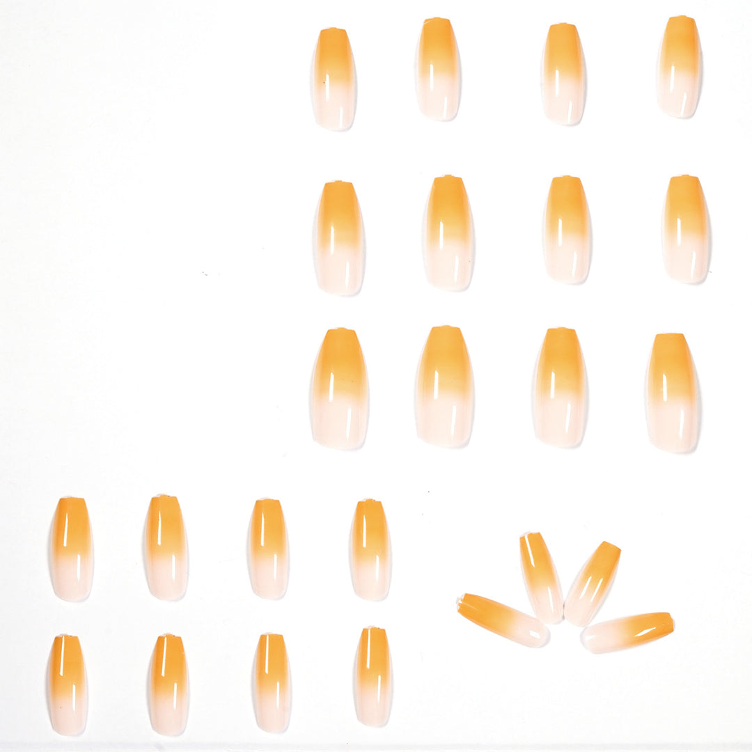 Artificial nail extensions in elegant ombre style Stornfield