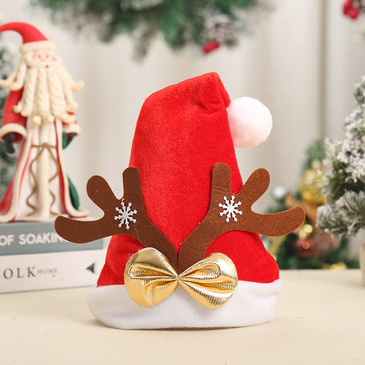 Festive Santa Hat with Reindeer Ears Stornfield