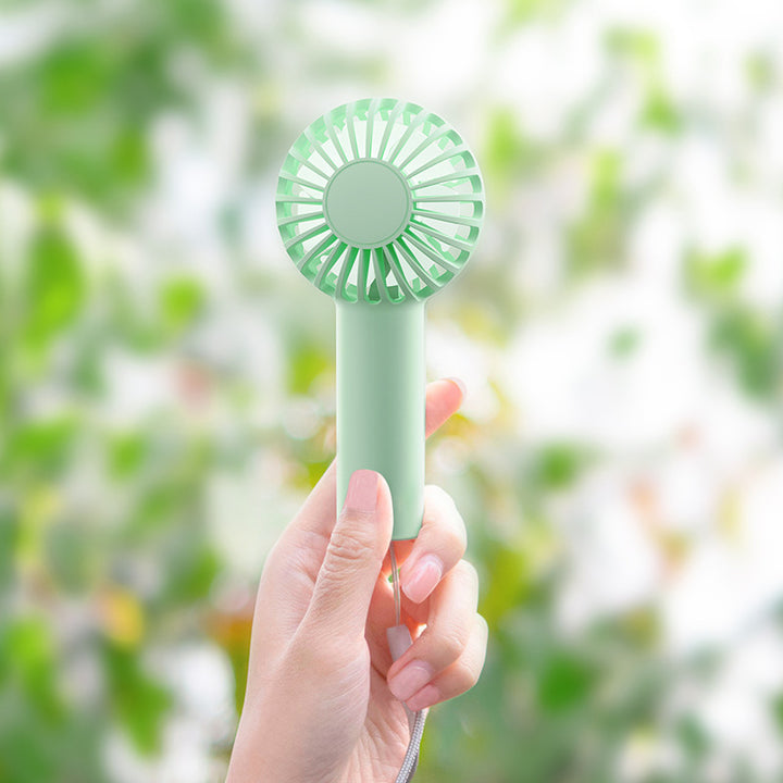 Women portable USB hand fan with flexible holder Stornfield