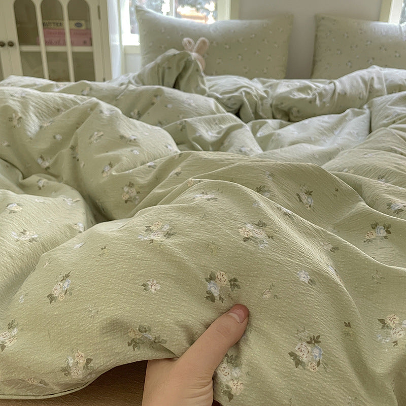 Decorative Floral Print Blanket