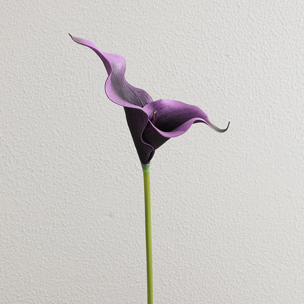 Artificial Calla Blossom Branch with Realistic Details