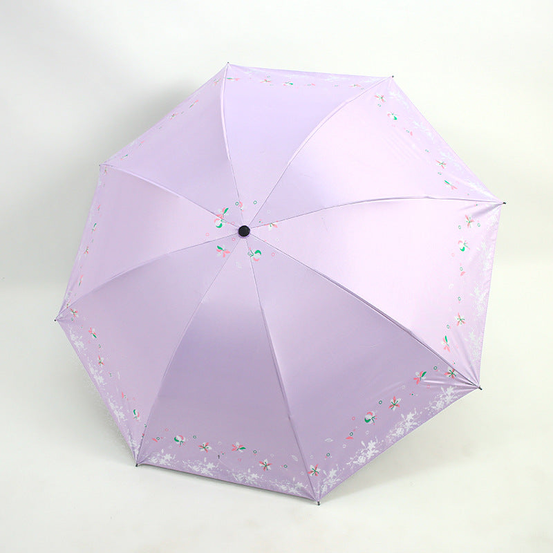 Women's Foldable Umbrella with Floral Patterns Stornfield