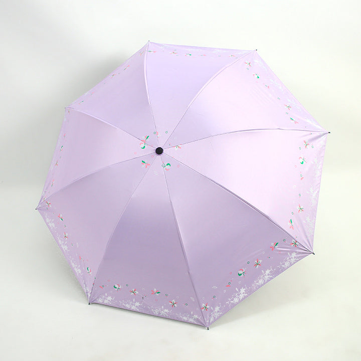 Women's Foldable Umbrella with Floral Patterns Stornfield