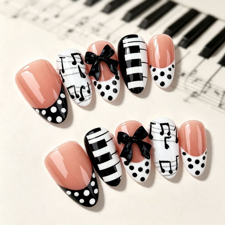 Stylish Themed Press-On Nail Set
