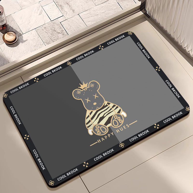 Artistic Cartoon Entrance Mat Stornfield