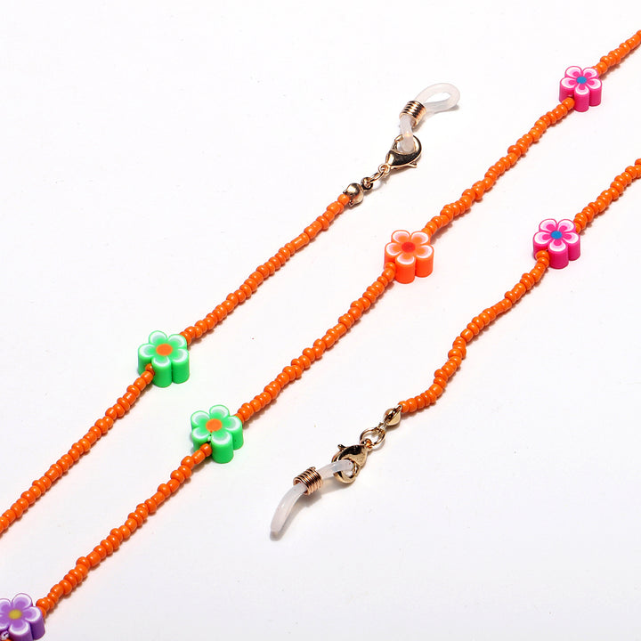 Decorative Flower Beaded Eyewear Chain Stornfield
