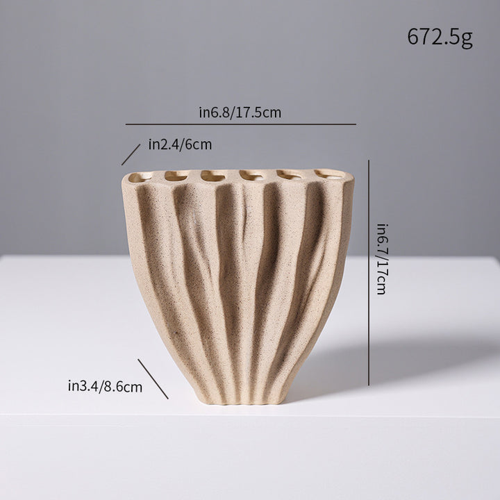 Decorative Textured Ceramic Vase
