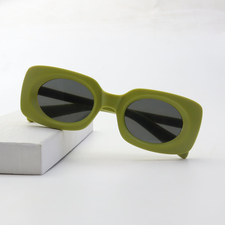 Contemporary Matte Square Sunglasses Stornfield