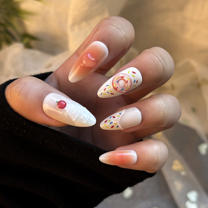Decorative Press-On Nails Set Stornfield
