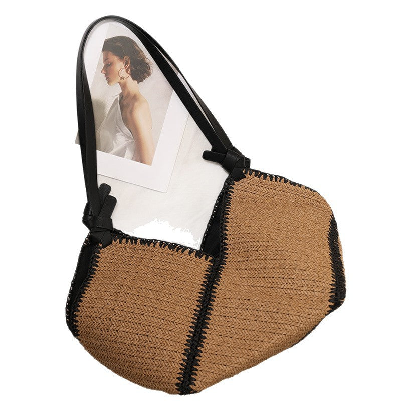 Handmade Boho bag with leather accents Stornfield