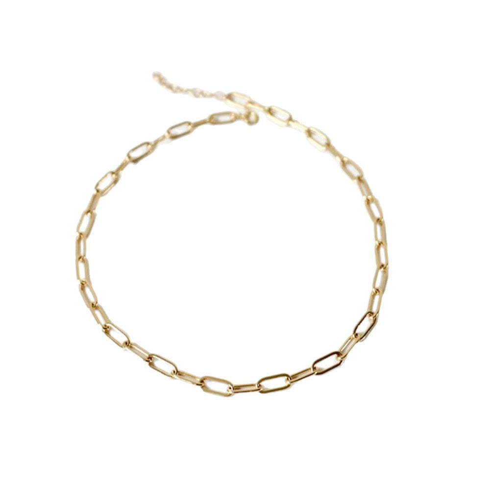 Sleek Long Link Chain Necklace Stornfield