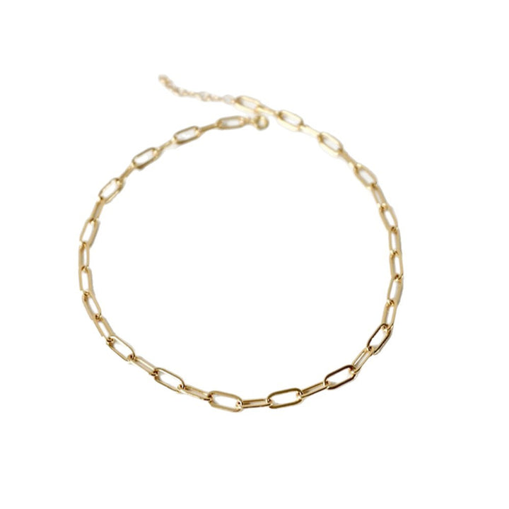 Sleek Long Link Chain Necklace Stornfield