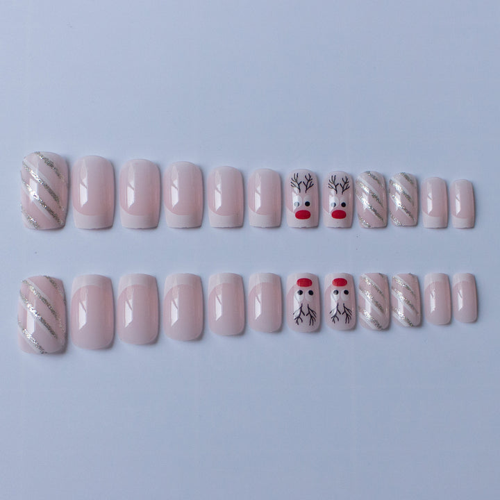 Premium Holiday-Themed Nail Art Set