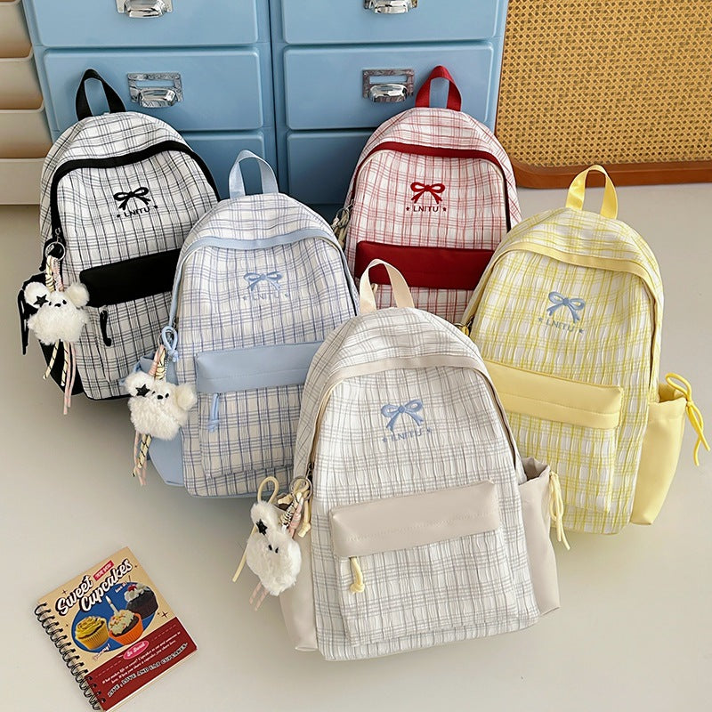 Checked Patterned Casual Backpack Stornfield
