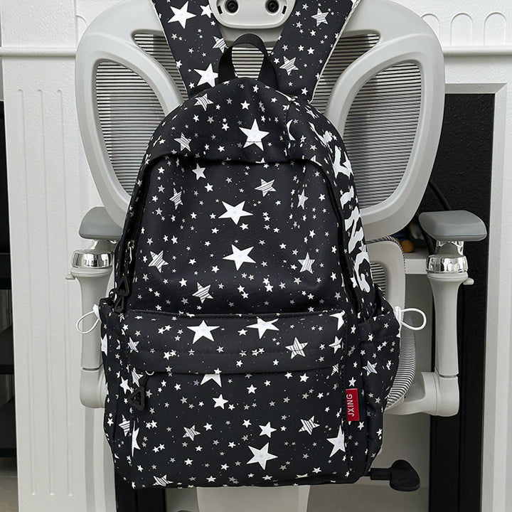 Star-Printed Cute Backpack Stornfield