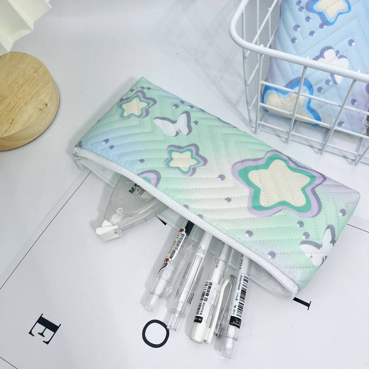 Quilted Butterfly Print Pencil Case Stornfield