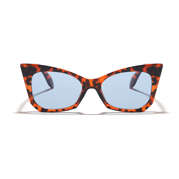 Women's sunglasses in trendy cat-eye design with striking leopard pattern Stornfield
