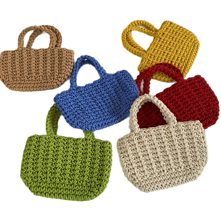 Hand-knotted cotton bag Stornfield