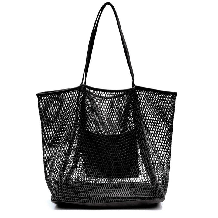 Beach bag in airy mesh design Stornfield