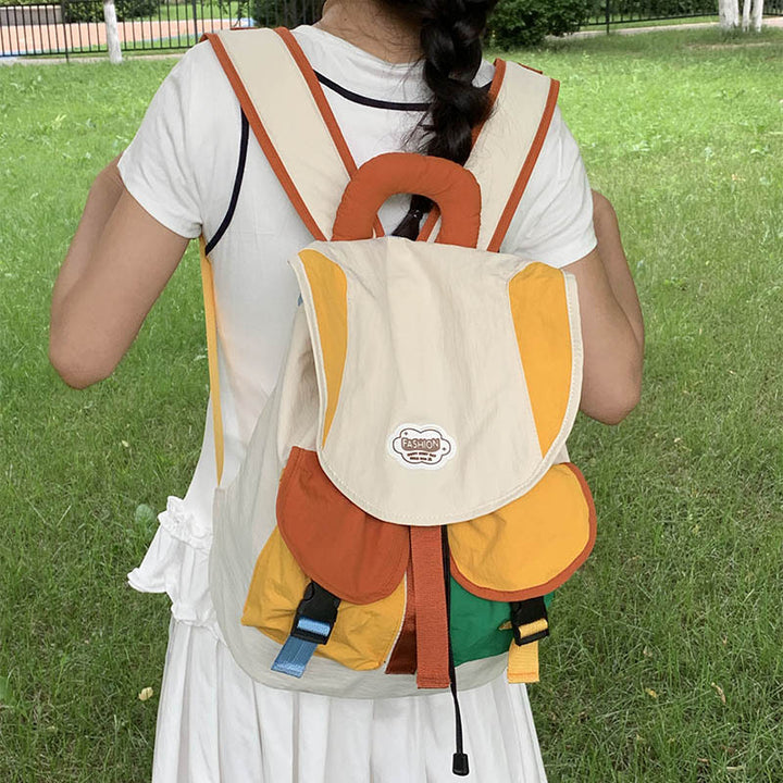 Colorful Patchwork Backpack Stornfield