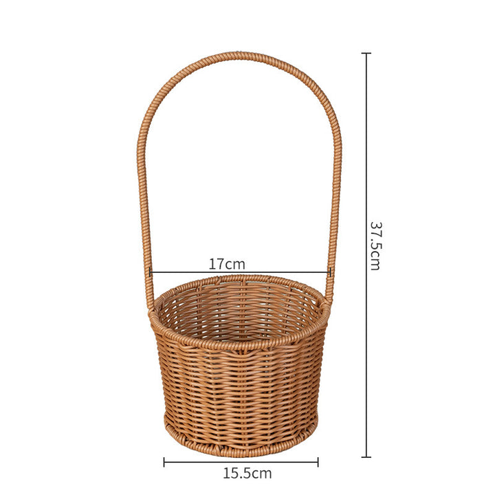 Handcrafted Wicker Storage Basket Stornfield