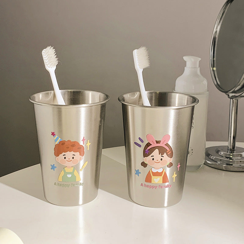 Stainless Steel Toothbrush Holder with Creative Children's Design Stornfield