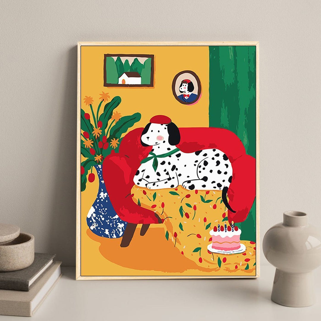 Cozy Floral-Themed Home Decor Art Print Stornfield