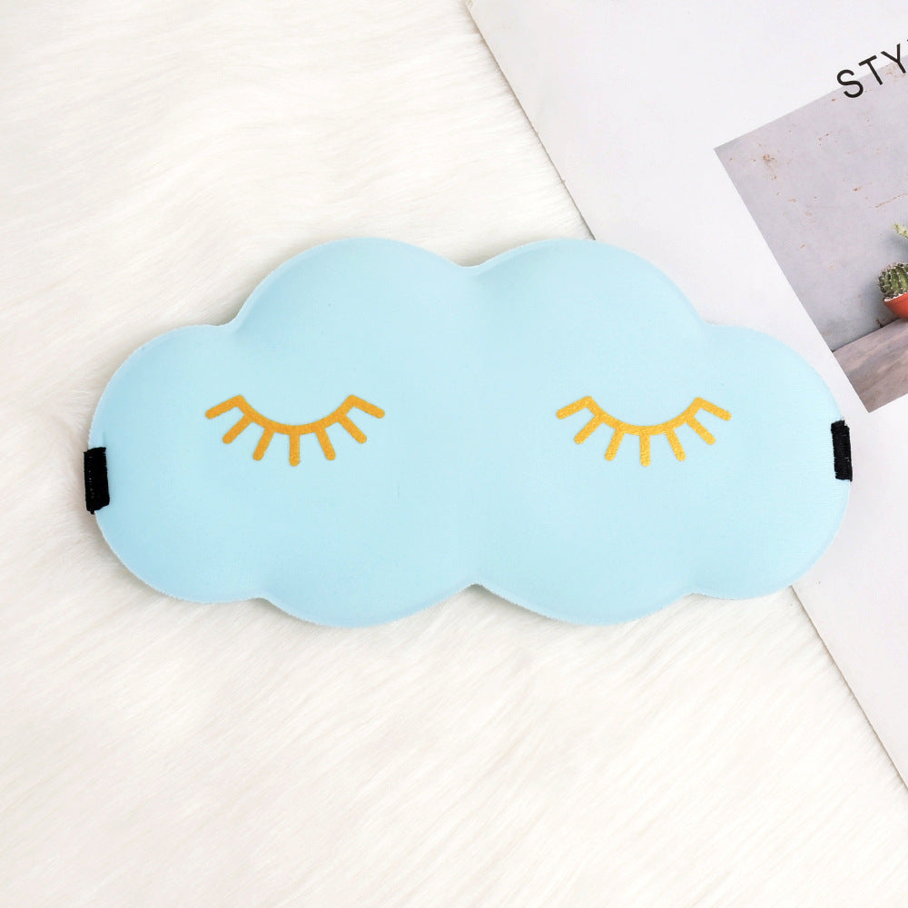 Women's cute cloud sleep mask made of memory foam with ergonomic padding and adjustable elastic band Stornfield