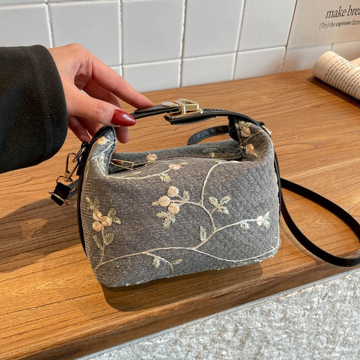 Embroidered Floral Mini Handbag Stornfield