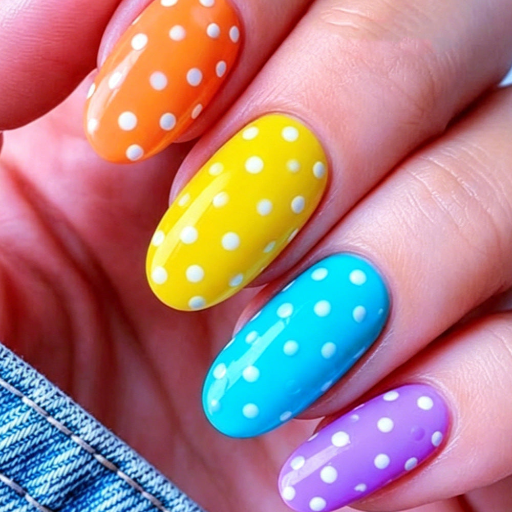 Playful Polka Dot Nail Wraps Stornfield