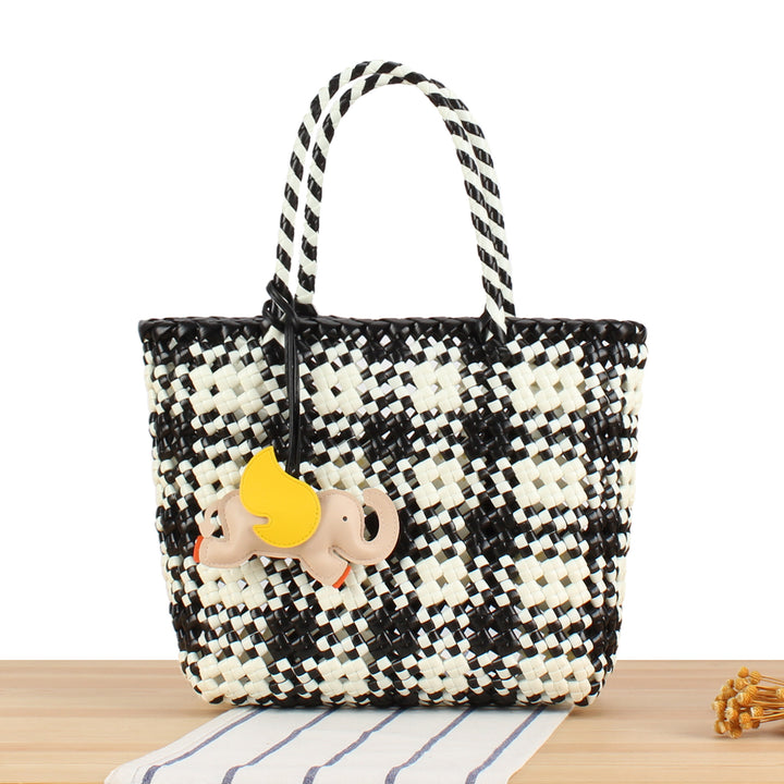 Creative Tote Bag with Playful Elephant Jewelry Stornfield