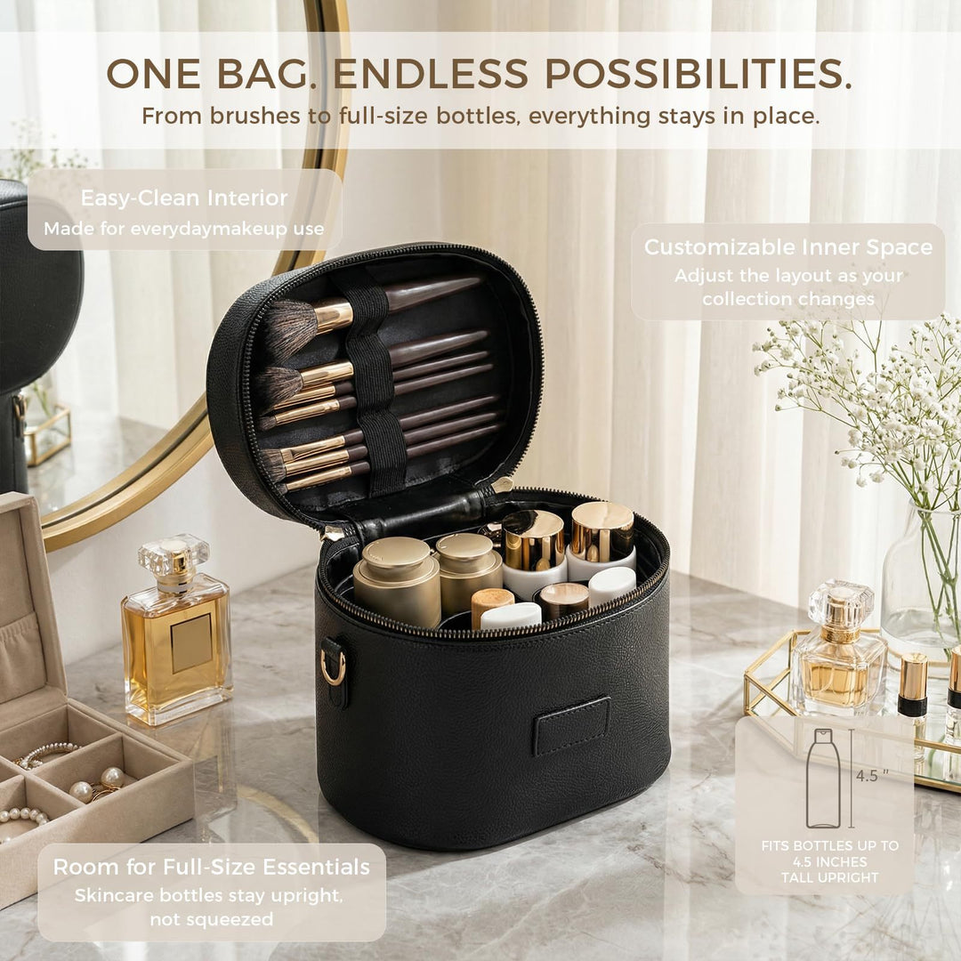 Cosmetic storage bag with removable compartments Stornfield